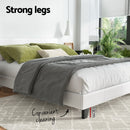 Artiss Bed Frame Queen Size White NEO-5