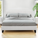Artiss Bed Frame Queen Size White NEO-7