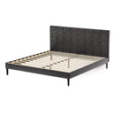 Artiss Bed Frame King Size LED Black RAVI-1