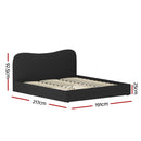 Artiss Bed Frame King Size Boucle DARA-2