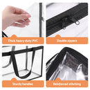 Artiss Blanket Storage Bags 4Pcs 40L PVC Box Clothes Doona Moving Organiser-6