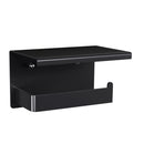 Cefito Toilet Paper Roll Holder w/ Storage Shelf-1