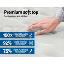 Bestway Queen Air Mattress with Built-in Pump Fortech Inflatable Bed 46cm-5