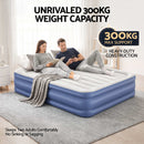 Bestway Queen Air Mattress with Built-in Pump Tritech Inflatable Bed 56cm-7