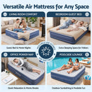 Bestway Queen Air Mattress with Built-in Pump Tritech Inflatable Bed 56cm-9