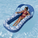 Bestway Inflatable Floating Float Lounger with Sunshade Canopy 1.98Mx1.12M Blue-7
