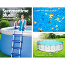 Bestway Pool Cover Fits 3.05m/10ft Round Swimming Pool PE Blanket 2.89m-6