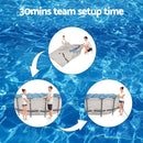 Bestway Swimming Pool 427x427x122cm Steel Frame Above Ground Pools Round Filter Pump Ladder-6