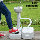 Weisshorn Camping Basin Portable Hand Wash Sink Stand 43L Capacity-7