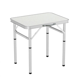 Weisshorn Folding Camping Table 60CM Adjustable Portable Outdoor Picnic Desk