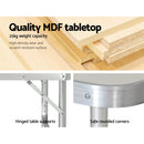 Weisshorn Folding Camping Table 90CM Adjustable Portable Outdoor Picnic Desk-6