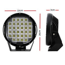 Giantz Pair LED Driving Lights 9 Inch Flood Spot Lights Car Truck SUV 12V 24V-2