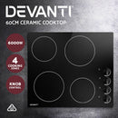 Devanti Electric Ceramic Cooktop 60cm-5