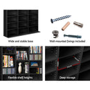 Artiss Bookshelf CD Storage Rack - BERT Black-8