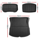 NEW Tesla Model 3 Highland 2024 Boot Liner Rear Frunk Cargo Trunk Mats Weisshorn-2