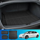 NEW Tesla Model 3 Highland 2024 Boot Liner Rear Frunk Cargo Trunk Mats Weisshorn-7
