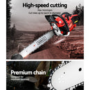 Giantz Chainsaw Petrol 45CC 16" Bar Commercial E-Start Pruning Chain Saw 1.7kW-6