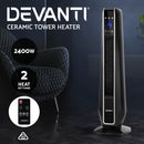 Devanti Electric Ceramic Tower Heater 2400W-3