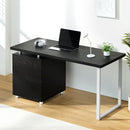 Artiss Computer Desk Drawer Black 140CM-8
