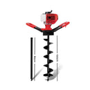 Giantz Post Hole Digger 200mm Petrol Drill Extension Bits Auger-2