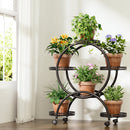 Artiss Plant Stand 6 Tier Metal Flower Pot Rack Wheels-6