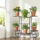 Artiss Plant Stand 6 Tier Iron 4 Wheeler-6
