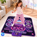 Keezi Dance Mat Toy for Kids Age 3-12 Electronic Dance Pad with Bluetooth 4 Game Modes Purple-1