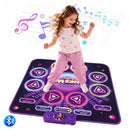 Keezi Dance Mat Toy for Kids Age 3-12 Electronic Dance Pad with Bluetooth 4 Game Modes Purple-2