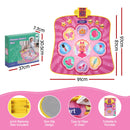 Keezi Dance Mat for Kids Age 3-12 Electronic Dance Game Pad Toy with 3 Game Modes, Pink-3