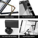 Artiss Drawing Desk Drafting Table Black-6