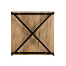 Artiss Bedside Table Drawers Side Table Shelf Storage Nightstand Rust Oak KRAVU-3