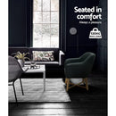 Artiss Armchair Tub Chair Charcoal Aston-6