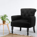 Artiss Armchair Wingback Charcoal Lothair-7