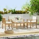 Gardeon 4-Piece Outdoor Sofa Set Wooden Couch Lounge Setting-1