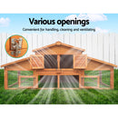 i.Pet Chicken Coop Rabbit Hutch 169cm x 52cm x 72cm Large Chicken Coop Wooden House Run Cage-7