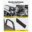 Gardeon 6PC Outdoor Dining Chairs Stackable Lounge Chair Patio Furniture Brown-7