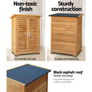 Gardeon Portable Wooden Garden Storage Cabinet-7