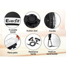 Everfit Vibration Machine Platform Vibrator Resistance Rope Home Fitness White-7