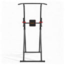Everfit Chin Up Tower Pull Up Station Adjustable Dip Station Folding Home Gym Black-3