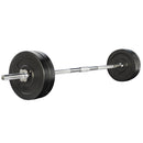 Everfit 28kg Barbell Set Weight Plates Bar Lifting Bench 168cm-1
