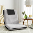 Artiss Floor Lounge Sofa Bed Couch Recliner Chair Folding Chair Cushion Grey-1