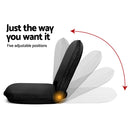 Artiss Floor Lounge Sofa Camping Chair Black-5