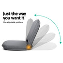 Artiss Floor Lounge Sofa Camping Chair Grey-5