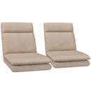 Artiss 2XFloor Chair Sofa Linen Beige-1
