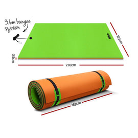 Weisshorn Floating Water Mat 2.7x1.8m Foam Pad Swimming Pool Island Platform - 0
