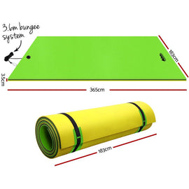 Weisshorn Floating Water Mat 3.5x1.8m Foam Pad Swimming Pool Island Platform - 0