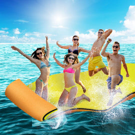 Weisshorn Floating Water Mat 5.5x1.8m Foam Pad Swimming Pool Island Platform