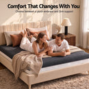 Giselle 18cm Double Memory Foam Mattress Dual Feel Reversible Charcoal Foam-7