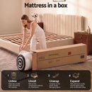 Giselle 18cm Double Memory Foam Mattress Dual Feel Reversible Charcoal Foam-9