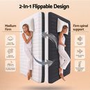 Giselle 18cm King Memory Foam Mattress Dual Feel Reversible Charcoal Foam-3